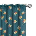 thumbnail image 1 of Ambesonne Pinwheel Curtains, Graphic Pattern, Pair of 28"x63", Multicolor, 1 of 5
