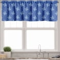 thumbnail image 1 of Ambesonne Pinwheel Valance Pack of 2, Blue Energy Pattern, 54"X12", Blue and White, 1 of 5