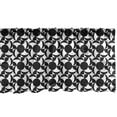 thumbnail image 1 of Ambesonne Pinwheel Window Valance, Black and White Tile, 54" X 18", Black and White, 1 of 3