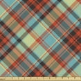 thumbnail image 1 of Ambesonne Plaid Fabric by the Yard Upholstery, Classic Style Squares Design, 2 Yards, Multicolor, 1 of 5