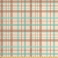 thumbnail image 1 of Ambesonne Plaid Fabric by the Yard Upholstery, Scottish Country Tartan, 10 Yards, Brown Mint Green Beige, 1 of 4