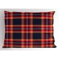 thumbnail image 1 of Ambesonne Plaid Pillow Sham, Vivid Cultural Pattern, 26" X 20", Multicolor, 1 of 2