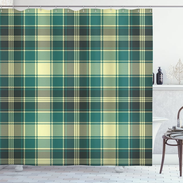 Barclay Dress Modern Tartan Shower Curtain main image 0