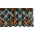 thumbnail image 1 of Ambesonne Plaid Window Valance, Modern Geometric Tartan, 54" X 18", Multicolor, 1 of 3