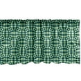 thumbnail image 1 of Ambesonne Plaid Window Valance, Traditional Rectangles and Squares Geometric Arrangement Optical Illusion, Curtain Valance for Kitchen Bedroom Decor with Rod Pocket, 54" X 18", Black Cream and Green, 1 of 3