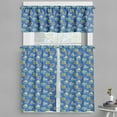 thumbnail image 1 of Ambesonne Plane Valance & Curtain, Pattern Art, 55"x30", Violet Blue Yellow, 1 of 6