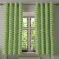 thumbnail image 1 of Ambesonne Plant Grommet Curtain, Exotic Setting Branches, 50" x 63", Fern Green, 1 of 6