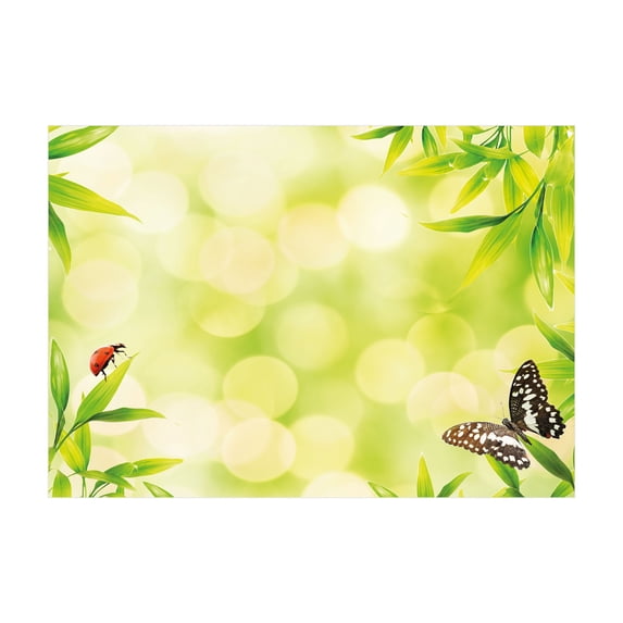 Ambesonne Plant Jigsaw Puzzle, Animals on Bokeh Circles View, Heirloom-Quality Fun Activity for Family Durable Cardboard, 1000 pcs, Pale Green and Multicolor