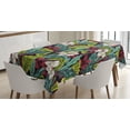 thumbnail image 1 of Ambesonne Plant Tablecloth Rectangular Table Cover, Exotic Nature Image, 60"x84", Multicolor, 1 of 3