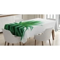 thumbnail image 1 of Ambesonne Plant Tablecloth Rectangular Table Cover, Vibrant Aloe Vera, 52"x70", Fern Green, 1 of 4