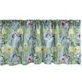 thumbnail image 1 of Ambesonne Plant Window Valance, Cactus Buds Types Pattern, 54" X 12", Green and Blue, 1 of 3