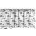 thumbnail image 1 of Ambesonne Polar Bear Window Valance, Grey Mother, 54" X 12", Grey Yellow and White, 1 of 3