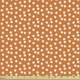 thumbnail image 1 of Ambesonne Polka Dot Fabric by the Yard Upholstery, Orange Back With Spots, 3 Yards, Pale Vermilion White, 1 of 5
