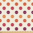 thumbnail image 1 of Ambesonne Polka Dot Fabric by the Yard Upholstery, Pig Nose Like Circles, 2 Yards, Dark Pink Dried Rose, 1 of 1