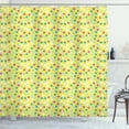 thumbnail image 1 of Ambesonne Polka Dot Shower Curtain, Fashion Colorful Circle, 69"Wx75"L, Pastel Yellow and Pink, 1 of 4