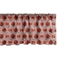 thumbnail image 1 of Ambesonne Pomegranate Window Valance, Juicy Healthy Fruits, 54" X 18", Blush and Vermilion, 1 of 3