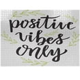 thumbnail image 1 of Ambesonne Positive Energy Jigsaw Puzzle Durable Cardboard, Vibes Only Leaves, 1000 pcs, Apple Green Grey, 1 of 1