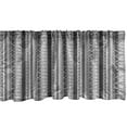 thumbnail image 1 of Ambesonne Prehistoric Window Valance, Tribal Motif Pattern, 54" X 12", Black White, 1 of 3