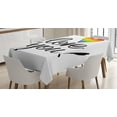 thumbnail image 1 of Ambesonne Pride Tablecloth Rectangular Table Cover, Heart Gay Couples Love, 52"x70", Multicolor, 1 of 4
