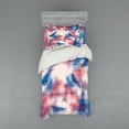 thumbnail image 1 of Ambesonne Psychedelic Bedding Set 3 Pcs, Boho Dye Feathers, Twin, Pink Blue, 1 of 2