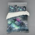 thumbnail image 1 of Ambesonne Psychedelic Bedding Set 4 Pcs, Celestial Cosmic, Queen, Multicolor, 1 of 3