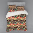thumbnail image 1 of Ambesonne Psychedelic Bedding Set 4 Pcs, Landscape of Hills, Queen, Multicolor, 1 of 2
