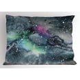 thumbnail image 1 of Ambesonne Psychedelic Pillow Sham, Celestial Cosmic, 26" X 20", Multicolor, 1 of 2
