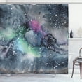 thumbnail image 1 of Ambesonne Psychedelic Shower Curtain, Celestial Cosmic, 69"Wx84"L, Multicolor, 1 of 5