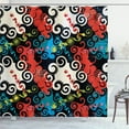 thumbnail image 1 of Ambesonne Psychedelic Shower Curtain, Grunge Street Art, 69"Wx70"L, Multicolor, 1 of 5