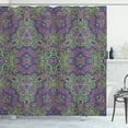 thumbnail image 1 of Ambesonne Psychedelic Shower Curtain, Mandala Boho Hippie, 69"Wx70"L, Purple Green, 1 of 5