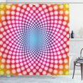thumbnail image 1 of Ambesonne Psychedelic Shower Curtain, Modern Dots Design, 69"Wx84"L, Multicolor, 1 of 3