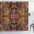 thumbnail image 1 of Ambesonne Psychedelic Shower Curtain, Retro Funky Doodle, 69"Wx84"L, Multicolor, 1 of 5