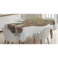 thumbnail image 1 of Ambesonne Psychedelic Tablecloth Rectangular Table Cover, Boho Art, 60"x84", Multicolor, 1 of 4