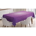 thumbnail image 1 of Ambesonne Psychedelic Tablecloth Rectangular Table Cover, Flower Life Vibrant, 60"x90", Fuchsia Purple, 1 of 3