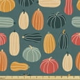 thumbnail image 1 of Ambesonne Pumpkin Fabric by the Yard Upholstery, Hand Drawn Cabbage Motif, 3 Yards, Grey Teal Multicolor, 1 of 4