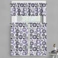 thumbnail image 1 of Ambesonne Purple Black Valance & Curtain, Mandala, 55"x24", Violet Black White, 1 of 6