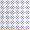 thumbnail image 1 of Ambesonne Purple Fabric by the Yard Upholstery, Watercolor Polka Dots, 3 Yards, Lilac Blue, 1 of 4