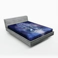 thumbnail image 1 of Ambesonne Purple Fitted Sheet, Mythical Dreamy Creature, Full Size, Purple, 1 of 2