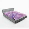 thumbnail image 1 of Ambesonne Purple Fitted Sheet, Sakura Tree Springtime, Full Size, Purple, 1 of 3
