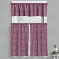thumbnail image 1 of Ambesonne Purple Hippie Valance & Curtain, Traditional Paisley, 55"x24", Purple and Multicolor, 1 of 7