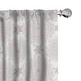 thumbnail image 1 of Ambesonne Purple Mandala Curtains, Victorian Damask, Pair of 28"x84", Pale Pink White, 1 of 5