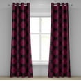 thumbnail image 1 of Ambesonne Purple Mandala Grommet Curtain, Psychedelic Boho, 50" x 72", Maroon Magenta, 1 of 6