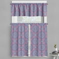 thumbnail image 1 of Ambesonne Purple Mandala Valance & Curtain, Oriental Lines, 55"x36", Dried Rose Pale Blue, 1 of 6