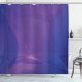 thumbnail image 1 of Ambesonne Purple Shower Curtain, Indigo Wavy Modern Art, 69"Wx70"L, Purple and Dark Blue, 1 of 3