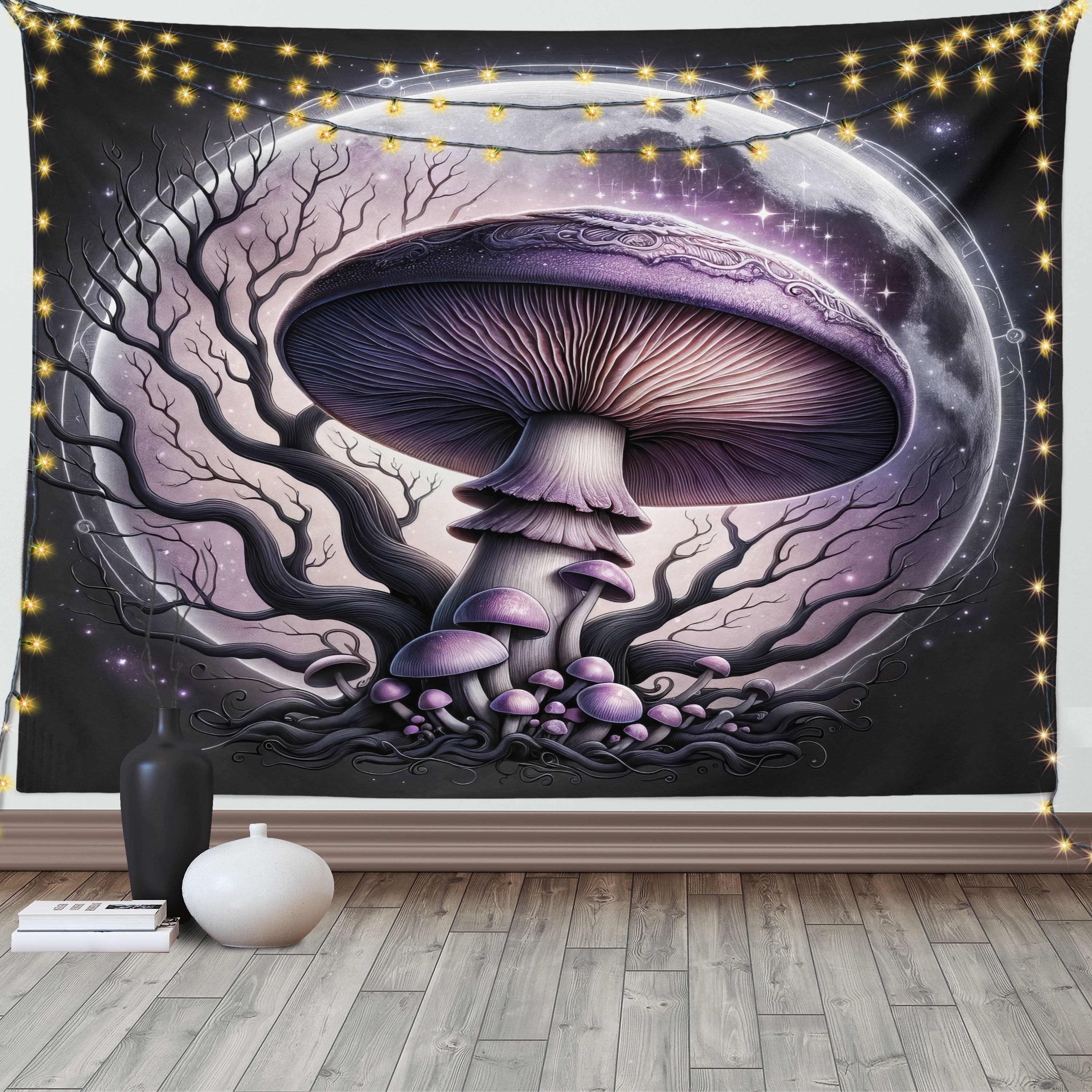 Dark purple tapestry sale