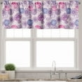 thumbnail image 1 of Ambesonne Purple Valance Pack of 2, Watercolor Flower Art, 54"X18", Blue Pink, 1 of 4
