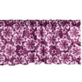 thumbnail image 1 of Ambesonne Purple Window Valance, Botany Themed Petals, 54" X 12", Fuchsia Purple, 1 of 3