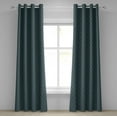 thumbnail image 1 of Ambesonne Quatrefoil Grommet Curtain, Moroccan Line Shapes, 50" x 120", Slate Blue and Pale Blue, 1 of 6