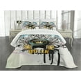thumbnail image 1 of Ambesonne Queen Quilted Bedspread Set 3 Pcs, Arms Shield Design, Queen Size, Multicolor, 1 of 5