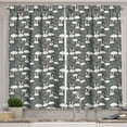 thumbnail image 1 of Ambesonne Rabbit Kitchen Curtains, Sleeping Bunnies and Clouds, 55"x39", Multicolor, 1 of 3